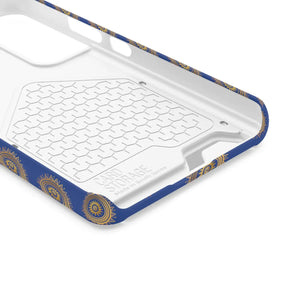 Blue Mandal Pattern Phone Case - Card Holder - Dipaliz - Mobile Cases