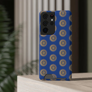 Blue Mandal Pattern Phone Case - Card Holder - Dipaliz - Mobile Cases
