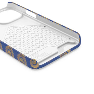 Blue Mandal Pattern Phone Case - Card Holder - Dipaliz - Mobile Cases