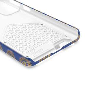 Blue Mandal Pattern Phone Case - Card Holder - Dipaliz - Mobile Cases