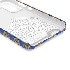 Blue Mandal Pattern Phone Case - Card Holder - Dipaliz - Mobile Cases