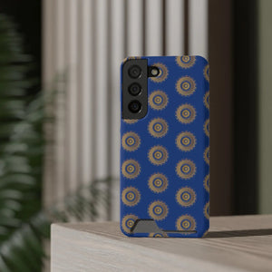 Blue Mandal Pattern Phone Case - Card Holder - Dipaliz - Mobile Cases