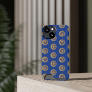 Blue Mandal Pattern Phone Case - Card Holder - Dipaliz - Mobile Cases