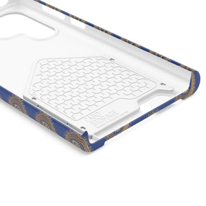 Blue Mandal Pattern Phone Case - Card Holder - Dipaliz - Mobile Cases