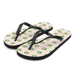 Roses with Leaves Slip-ons – Eco-friendly Style - Dipaliz - Slippers