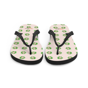 Roses with Leaves Slip-ons – Eco-friendly Style - Dipaliz - Slippers