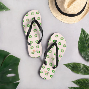 Roses with Leaves Slip-ons – Eco-friendly Style - Dipaliz - Slippers