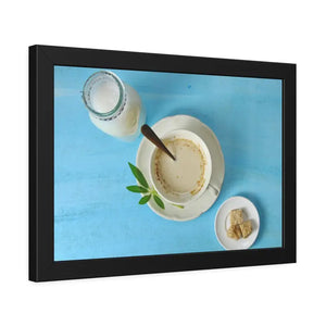 Milk Coffee Latte and Sugar Framed Paper Posters - Prints & Visual Artwork