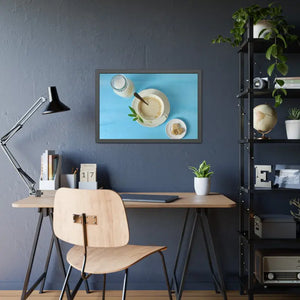 Milk Coffee Latte and Sugar Framed Paper Posters - Prints & Visual Artwork