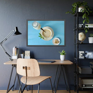 Milk Coffee Latte and Sugar Framed Paper Posters - Prints & Visual Artwork