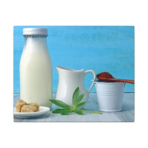 Milk Coffee Sugar Matte Canvas Stretched 0.75’’ - 10’’ x 8’’ (horizontal) / Posters Prints & Visual Artwork