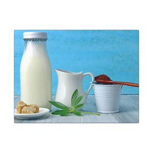 Milk Coffee Sugar Matte Canvas Stretched 0.75’’ - 12’’ x 9’’ (horizontal) / Posters Prints & Visual Artwork