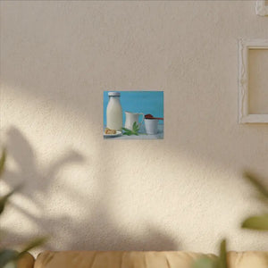 Milk Coffee Sugar Matte Canvas Stretched 0.75’’ - Posters Prints & Visual Artwork