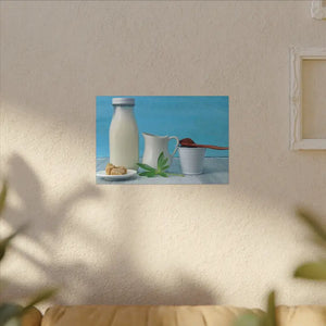 Milk Coffee Sugar Matte Canvas Stretched 0.75’’ - Posters Prints & Visual Artwork