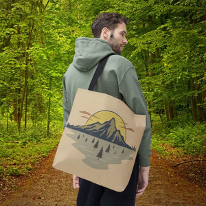 Mountain Scene Tote Bag Women’s Fashion Adventure Style - Dipaliz - Bags