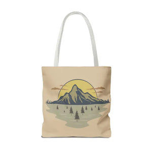 Mountain Scene Tote Bag Women’s Fashion Adventure Style - Dipaliz - Bags