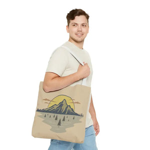 Mountain Scene Tote Bag Women’s Fashion Adventure Style - Dipaliz - Bags