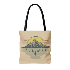 Mountain Scene Tote Bag Women’s Fashion Adventure Style - Dipaliz - Bags