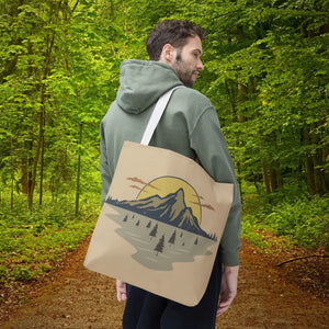 Mountain Scene Tote Bag Women’s Fashion Adventure Style - Dipaliz - Bags