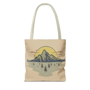 Mountain Scene Tote Bag Women’s Fashion Adventure Style - Dipaliz - Bags