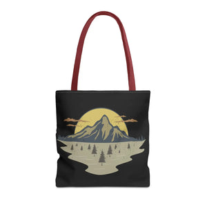Vibrant Adventure Tote Bag - Mountains and City - Dipaliz - Bags