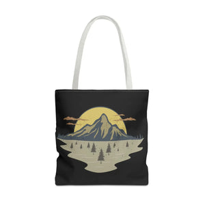 Vibrant Adventure Tote Bag - Mountains and City - Dipaliz - Bags