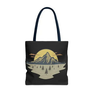 Adventure Tote Bag - Mountains to City Style - Dipaliz - 18’’ × / Navy - Bags