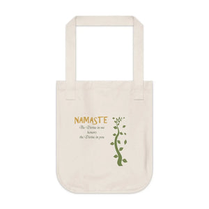 Bold Namaste Canvas Tote Bag - Eco Friendly - Dipaliz - Bags