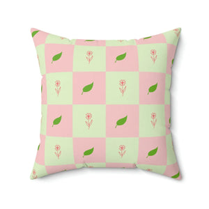 Vibrant Nature Pattern Polyester Square Pillow - Dipaliz - Throw Pillows