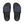 Navy Blue Slide Sandals - Golden Pattern Summer - Dipaliz