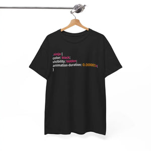 Ninja Visibility T-shirt - Heavy Cotton Comfort - Dipaliz - T-shirts - 5xl