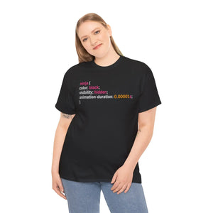 Ninja Visibility T-shirt - Heavy Cotton Comfort - Dipaliz - T-shirts - 5xl
