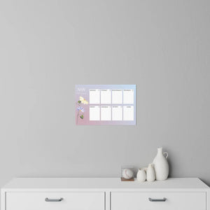 Vibrant November Planner Wall Decals Durable Polyester - Dipaliz - Home Decor