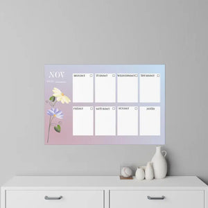 Wall Decals - Durable Polyester November Planner Style - Dipaliz - Home Decor