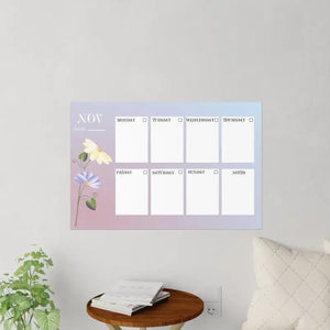 Wall Decals - Durable Polyester November Planner Style - Dipaliz - Home Decor