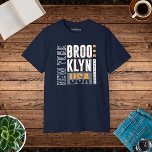 Ultra Cotton Tee Brooklyn New York Classic Fit - Dipaliz - Navy / s - T-shirts
