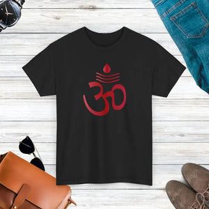 Aum Unisex Heavy Cotton t Shirt Classic Fit Dipaliz - Black / s - T-shirts