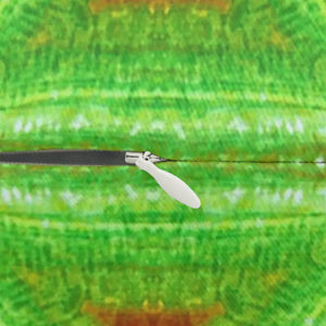 Spun Polyester Lumbar Pillow - Orange Green Geometric - Dipaliz - 20’’ × 14’’ - Pillows