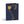 Navy Blue Greeting Cards with Golden Flowers - Luxe Pack - Dipaliz - 24 Pcs / Matte / 4.25” x 5.5” - & Note