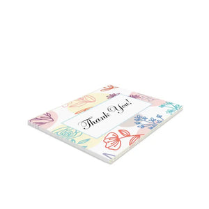 Pack of Floral Blank Thank you Cards Greeting (8 16 and 24 Pcs) - & Note Cards