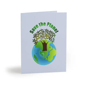 Greeting Cards Eco Set with Matching White Envelopes - Dipaliz - 8 Pcs / Matte / 4.25” x 5.5” - & Note