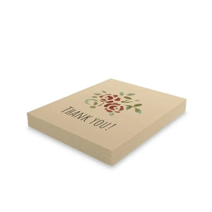 Paper Products - Greeting Cards with Matching White Envelopes - Luxe Thank you Set - Dipaliz