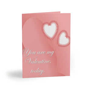 Paper Products - Valentine Day Cards Pink Greeting Romantic Set - Dipaliz 24 Pcs / Matte / 4.25” x 5.5”