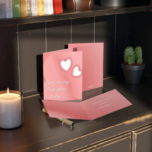 Paper Products - Valentine Day Cards Pink Greeting Romantic Set - Dipaliz