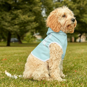White Rib Dog Hoodie - Party Animal Polyester - Dipaliz - Pet Hoodies