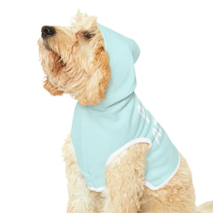 White Rib Dog Hoodie - Party Animal Polyester - Dipaliz - Pet Hoodies