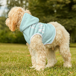 White Rib Dog Hoodie - Party Animal Polyester - Dipaliz - Pet Hoodies