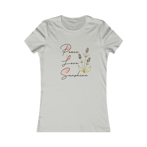 Soft Women’s Favorite Tee - Peace Love Sunshine - Dipaliz - T-shirts - s