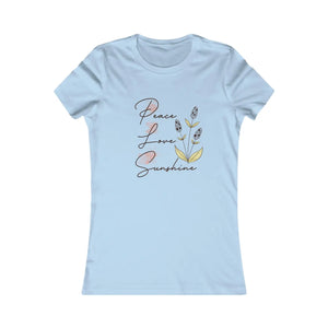 Soft Women’s Favorite Tee - Peace Love Sunshine - Dipaliz - T-shirts - s