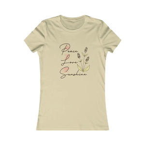 Soft Women’s Favorite Tee - Peace Love Sunshine - Dipaliz - T-shirts - s